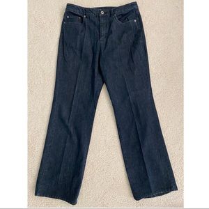 Talbots dark wash stretch jeans